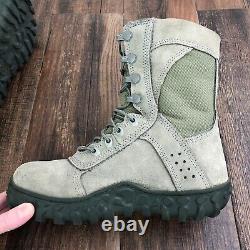 ROCKY S2v Special Ops Sage Green Size 5.5 M Steel Toe Military Tactical Boots