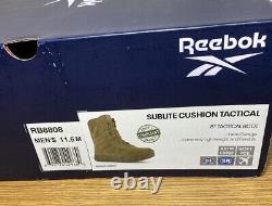Reebok Men's Sz 11.5M Sublite 8 Military Tactical Coyote Boots RB8808