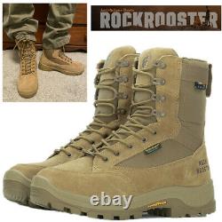 Rockrooster Waterproof Military Tactical Boots For Men Anti-Fatigue Comfort Comb