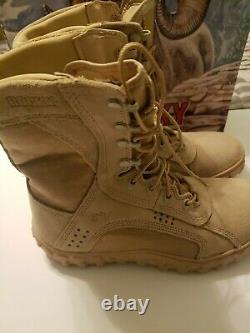 Rocky 105 S2V US Made Berry Compliant Desert Tan Tactical Military Combat Boots
