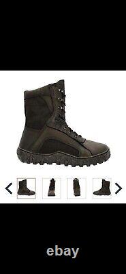 Rocky Black Tactical Military Boot, Uniform Compliant, 400 grams 3M Thinsulate