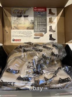 Rocky Boots Mens 10 M C4T Trainer Tactical Military Combat Tan Light 1070