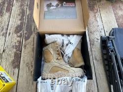 Rocky Desert Tan S2V Hot Weather Boots Size 8.5 Wide New In Box DESERT TAN