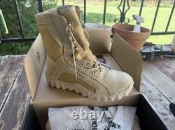 Rocky Desert Tan S2V Hot Weather Boots Size 8.5 Wide New In Box DESERT TAN