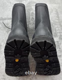 Rocky LT 8 Combat Boots Black Leather Vibram Sole Tactical Military Men's 15W