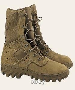 Rocky Mens Sz 3.5 Jungle Boot RKC071 Tactical Military Coyote Leather Synthetic