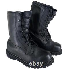 Rocky Military Combat Boots Mens 8.5W Wide Black Leather Vibram Tactical