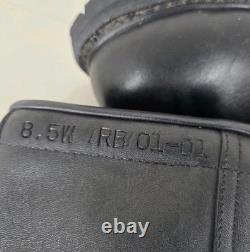 Rocky Military Combat Boots Mens 8.5W Wide Black Leather Vibram Tactical