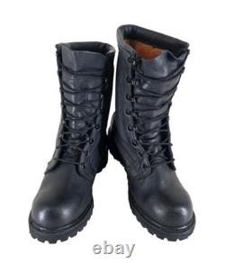 Rocky Military Combat Boots Mens 8.5W Wide Black Leather Vibram Tactical