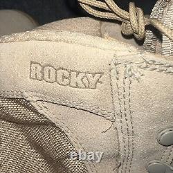 Rocky Military Tactical SV2 Special Ops Boots Men's 11R Desert Tan Vibram Sole