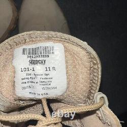 Rocky Military Tactical SV2 Special Ops Boots Men's 11R Desert Tan Vibram Sole