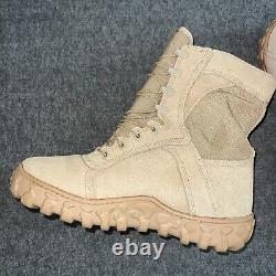 Rocky Military Tactical SV2 Special Ops Boots Men's 11R Desert Tan Vibram Sole
