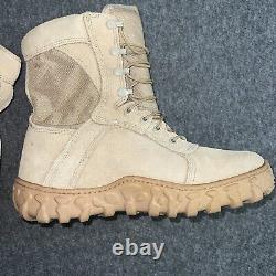 Rocky Military Tactical SV2 Special Ops Boots Men's 11R Desert Tan Vibram Sole