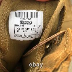 Rocky S2V Composite Toe Tactical Military Boots Size 6 M