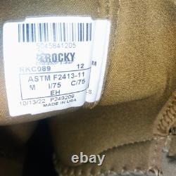 Rocky S2V RKC089 Tactical Military Boot 12 Composite Toe USA