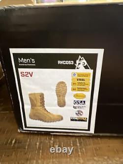 Rocky S2V Steel Toe Tactical Military Boot, #RKC053 Size 11.5 NEW