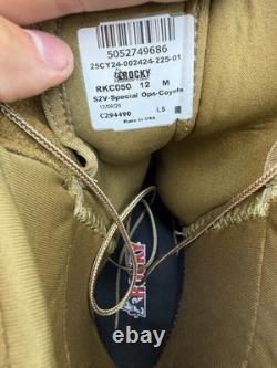 Rocky S2V Tactical Military Boots Men's Coyote Brown Leather Combat Outdoor -12