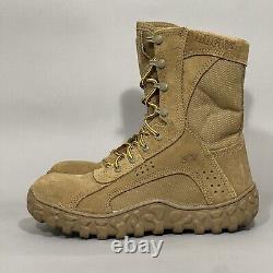 Rocky S2V Tactical Military Boots Mens 9 Coyote Brown Soft Toe Special Op RKC050