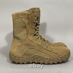 Rocky S2V Tactical Military Boots Mens 9 Coyote Brown Soft Toe Special Op RKC050