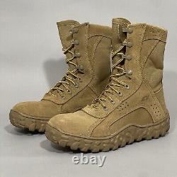 Rocky S2V Tactical Military Boots Mens 9 Coyote Brown Soft Toe Special Op RKC050
