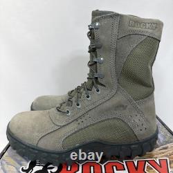 Rocky Sv2 Special Ops Boots Mens 7 M Steel Toe Tactical Combat Military Green