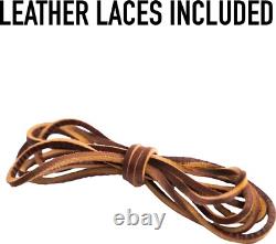 Rothco Brown Leather Military Jump Boots 10 Inches Tactical Army Lace Up Impact