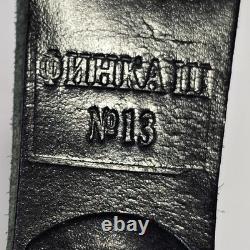 Russian Knife A&R Zlatoust Finka KGB Tactical Military Combat Hunting Knife
