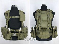 Russian Military Smersh Tactics Combat Chest Vest Green AK Set