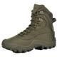 Skenary Men's Tactical Boots Mid Combat Waterproof Military Boots Olive