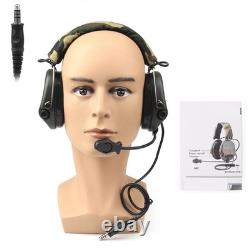 SORDIN Noise Reduction Airsoft Microphone Military Combat Swat Tactical Headset