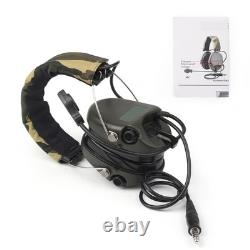 SORDIN Noise Reduction Airsoft Microphone Military Combat Swat Tactical Headset