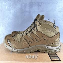 Salomon XA Forces Mid GTX Men's 9.5 Military Boots Coyote Brown Tactical