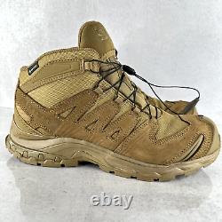 Salomon XA Forces Mid GTX Men's 9.5 Military Boots Coyote Brown Tactical