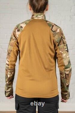 Shirt military summer rip stop multicam combat tactical women's camouflage shirt