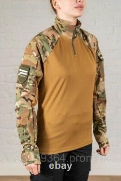 Shirt military summer rip stop multicam combat tactical women's camouflage shirt