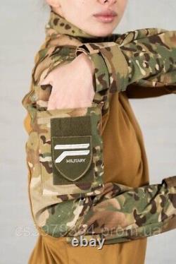 Shirt military summer rip stop multicam combat tactical women's camouflage shirt