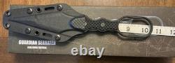 Skallywag Tactical Professional Guardian Serrated Daggar, Matte Black Boot Knife