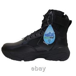 Skechers Work Men's Markan-Bovill Tactical Military Side Zip Boots Black Sz 10.5