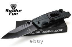 Snake Eye Tactical Heavy Duty Military Combat Spring Assisted Knife