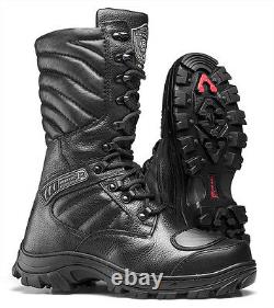 Special Forces Military Boots Mens Army Tactical Combat Hunting Black Leather