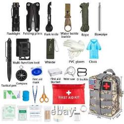 Survival First Aid Kit Survival Military tactical for hiking or combat ground