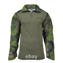 TACGEAR Brand Swedish Military style combat shirts field splinter camo underwear