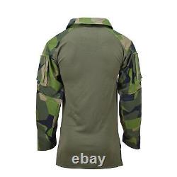 TACGEAR Brand Swedish Military style combat shirts field splinter camo underwear