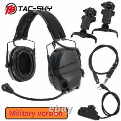 TS TAC-SKY AMP Tactical Headset Compatible with PELTO/ EARMO PTT