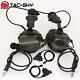 Ts Tac-sky Comta Iii Tactical Headset Dual Comm Headphones For Airsoft + U94 Ptt