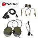 Ts Tac-sky Comtac Iii Tactical Helmet Arc Track Stand Shooting C3 Headset