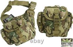 Tactical Army Combat Military Shoulder Travel Bag Day Pack Surplus 7L BTP New