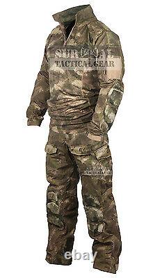 Tactical Army Combat Uniform Military ATACS ACU Camo Shirt & Pants For Men