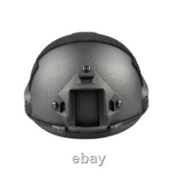 Tactical Ballistic Helmet UHMW-PE NIJ IIIA GA2 Bulletproof Military Fight Black