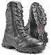 Tactical Boots Black Leather Hunting Zipper Combat Airsoft Paintball Military
